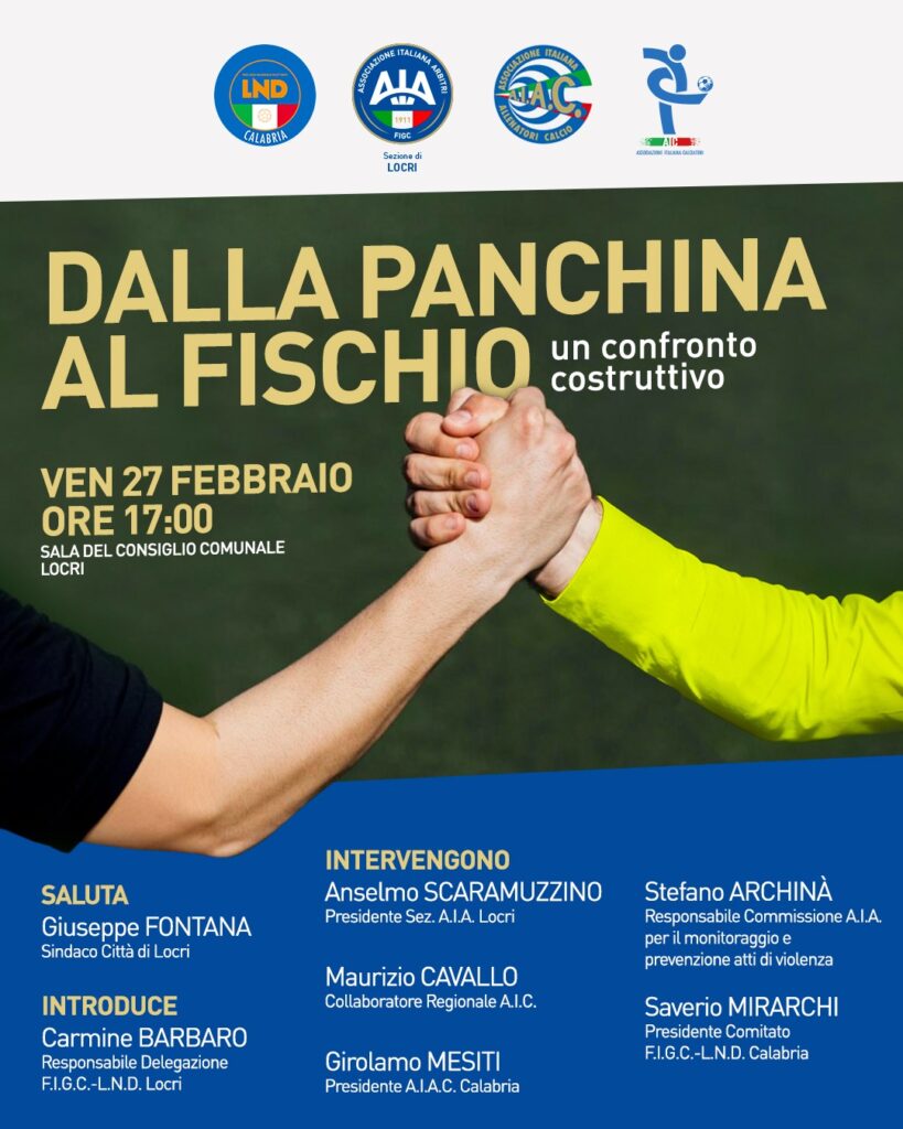 dalla panchina al fischio