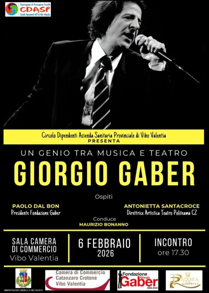 evento giorgio gaber vibo valentia
