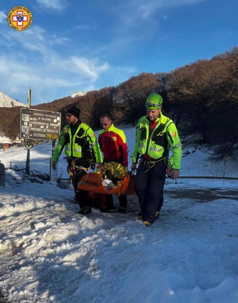 giovane recuperata nel soccorso alpino