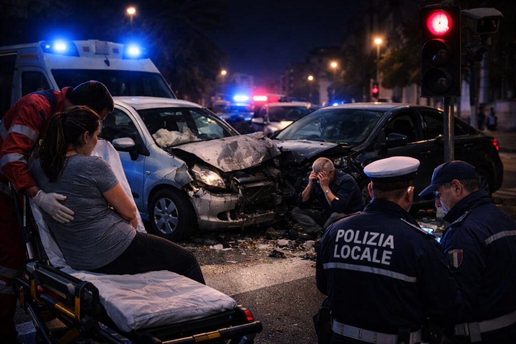 incidente donna incinta