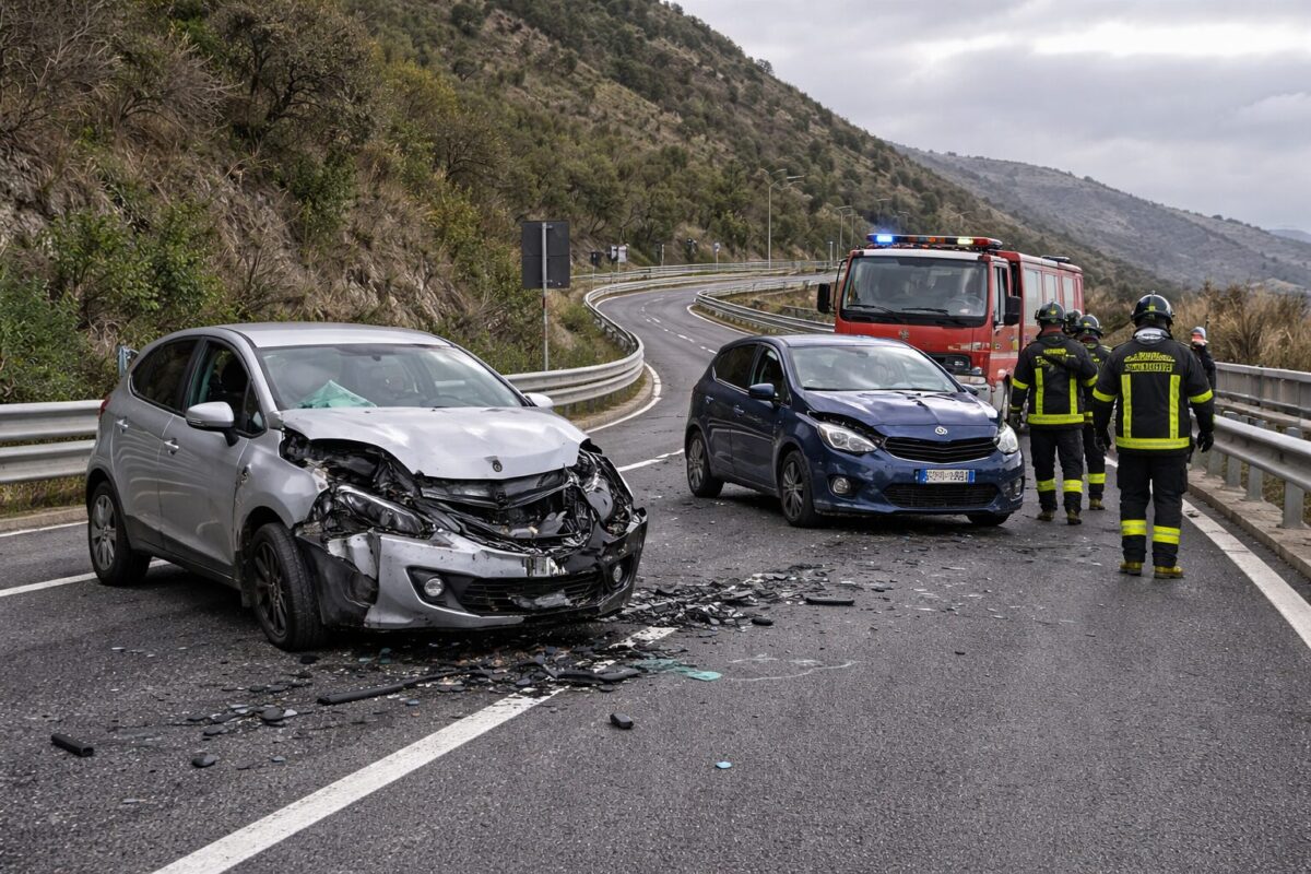 Incidente sulla Gallico–Gambarie, scontro tra due auto: tre feriti ...