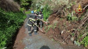 intervento vigili del fuoco messina