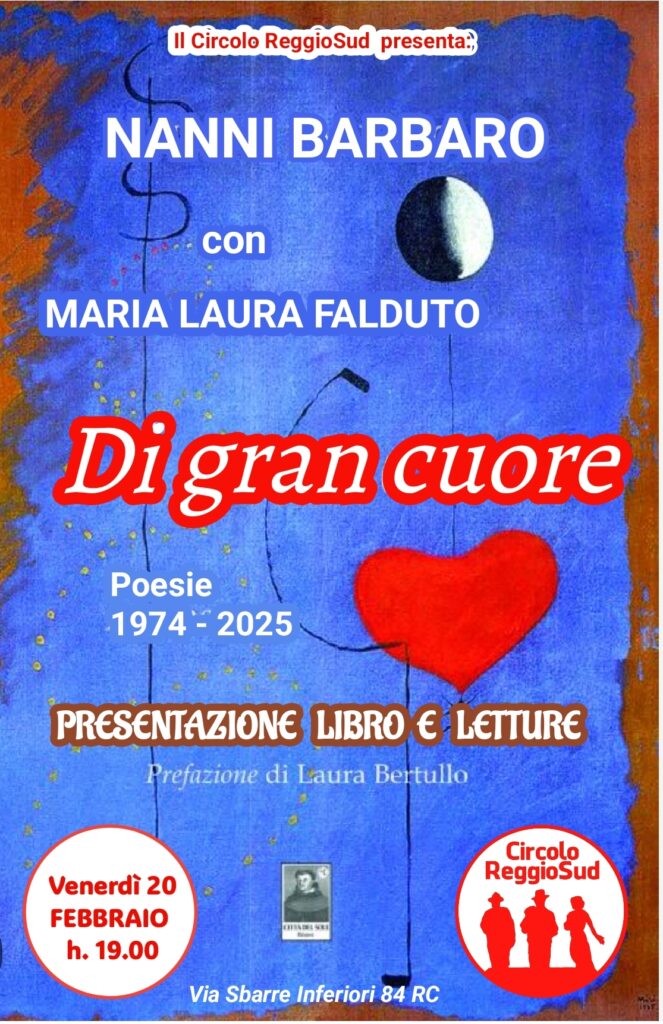 locandina evento presentazione libro di gran cuore