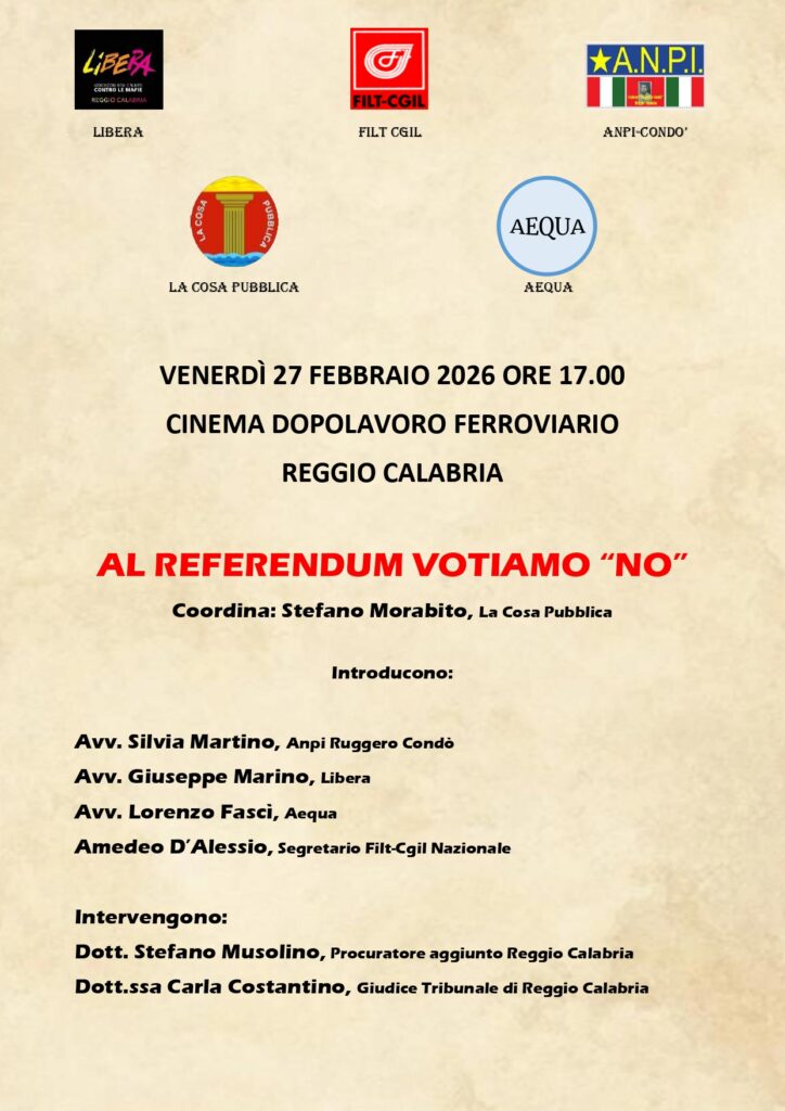 locandina evento referendum