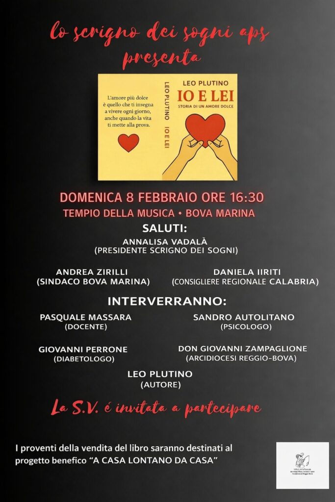 locandina presentazione libro bova marina io e lei