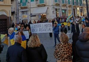 manifestazione Pro Ucraina Reggio Calabria