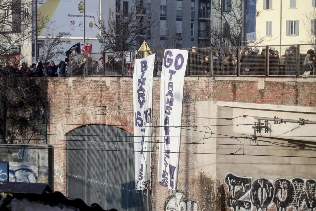 manifestazione milano contro olimpiadi