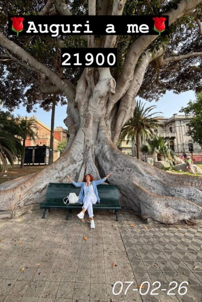 manuela villa foto da reggio calabria per compleanno