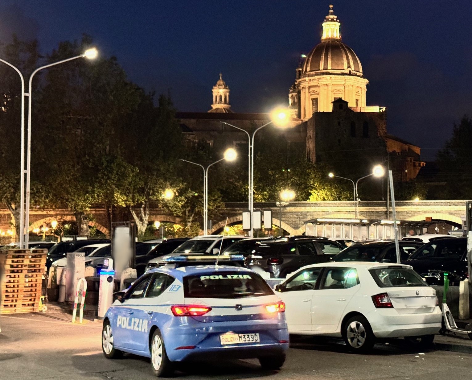 polizia parcheggio