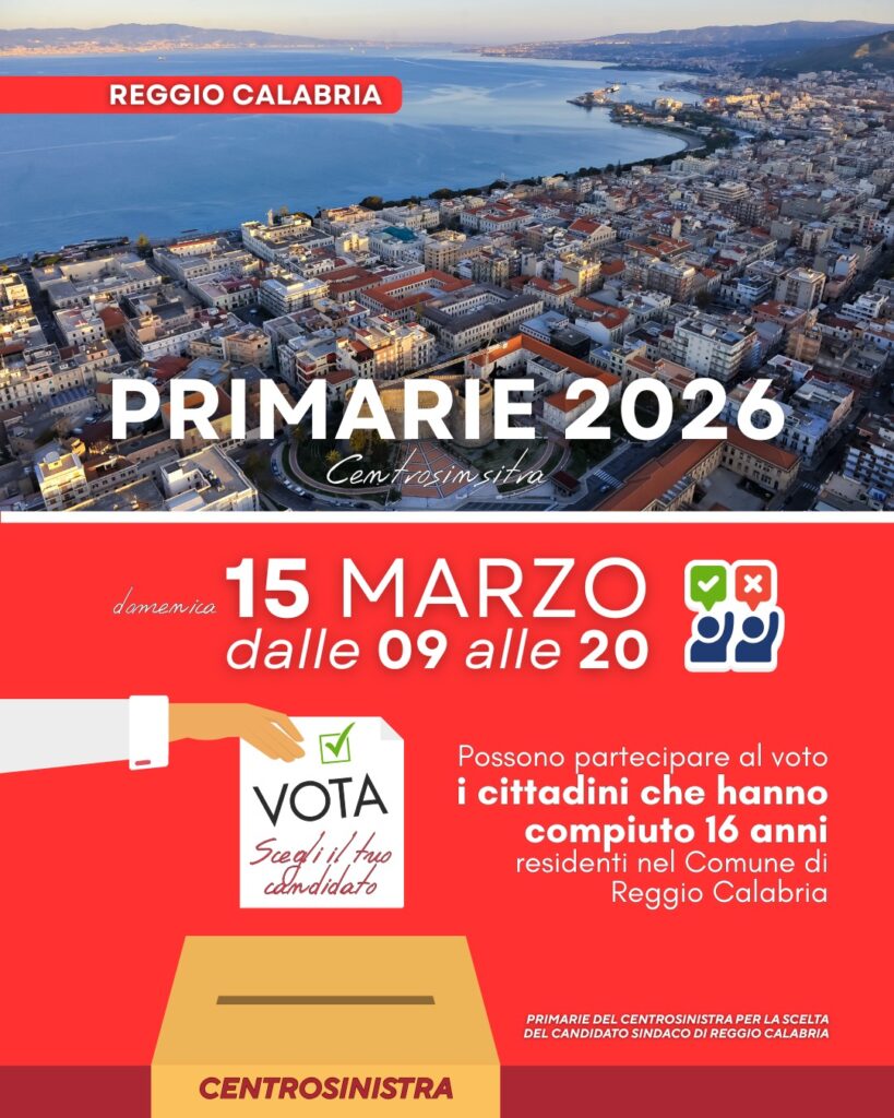 primarie centrosinistra reggio calabria