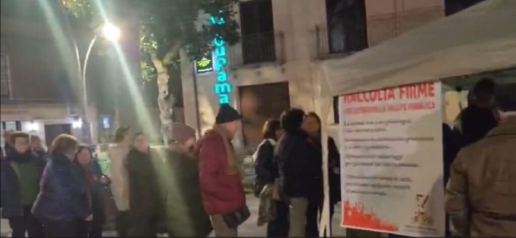 raccolta firme sanità cinquefrondi