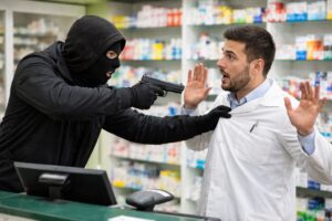 rapina farmacista