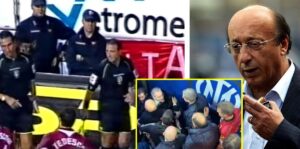reazione paparesta moggi con cobolli in inter-juve