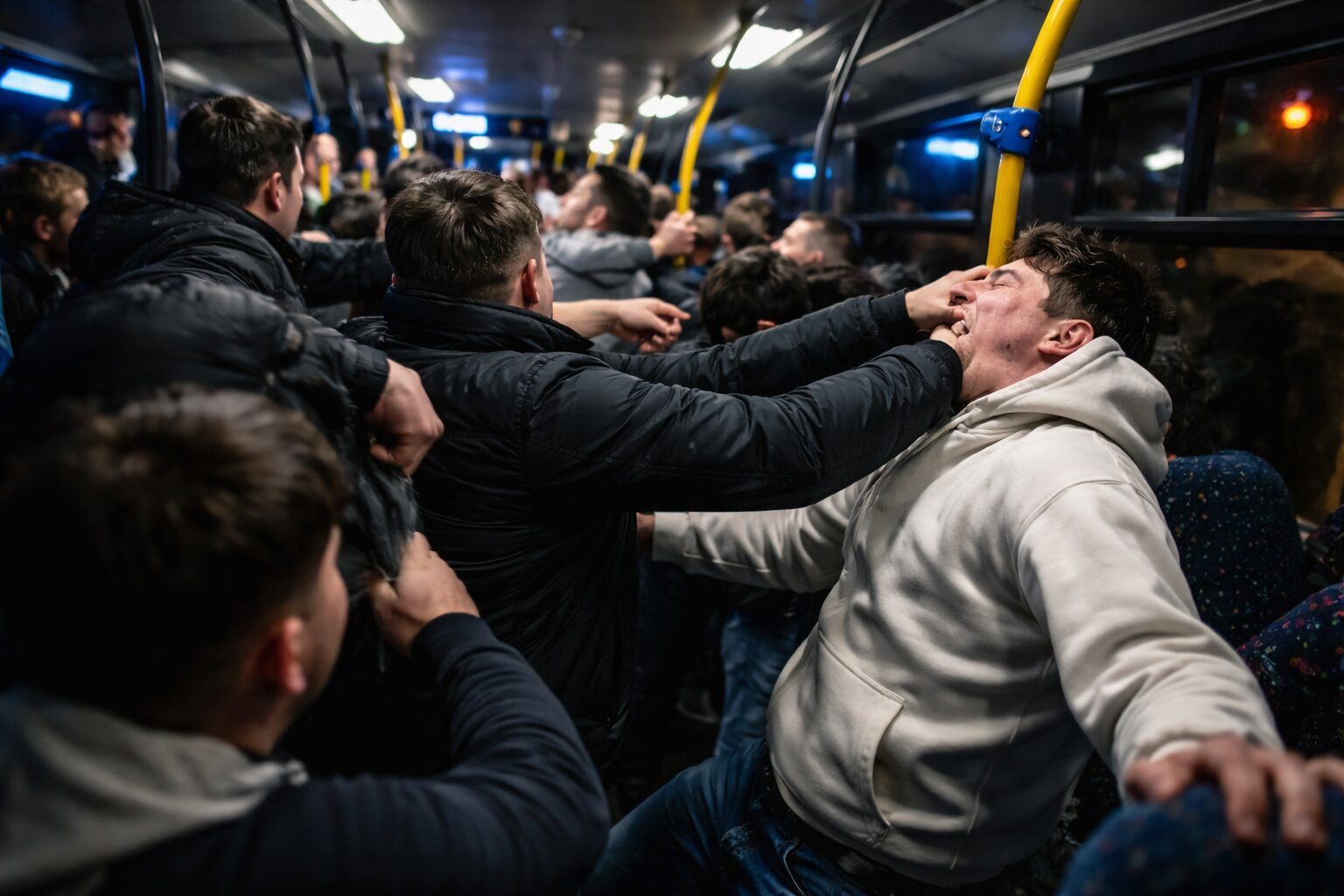 rissa sul bus
