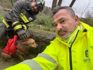 salvataggio cane anas