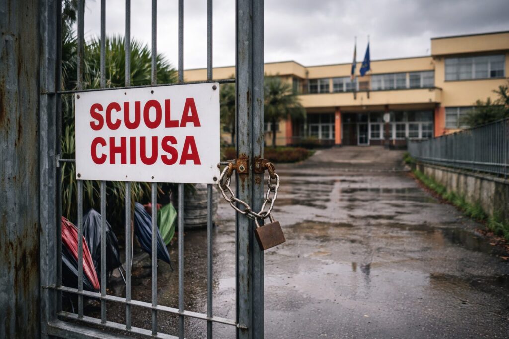 scuola chiusa