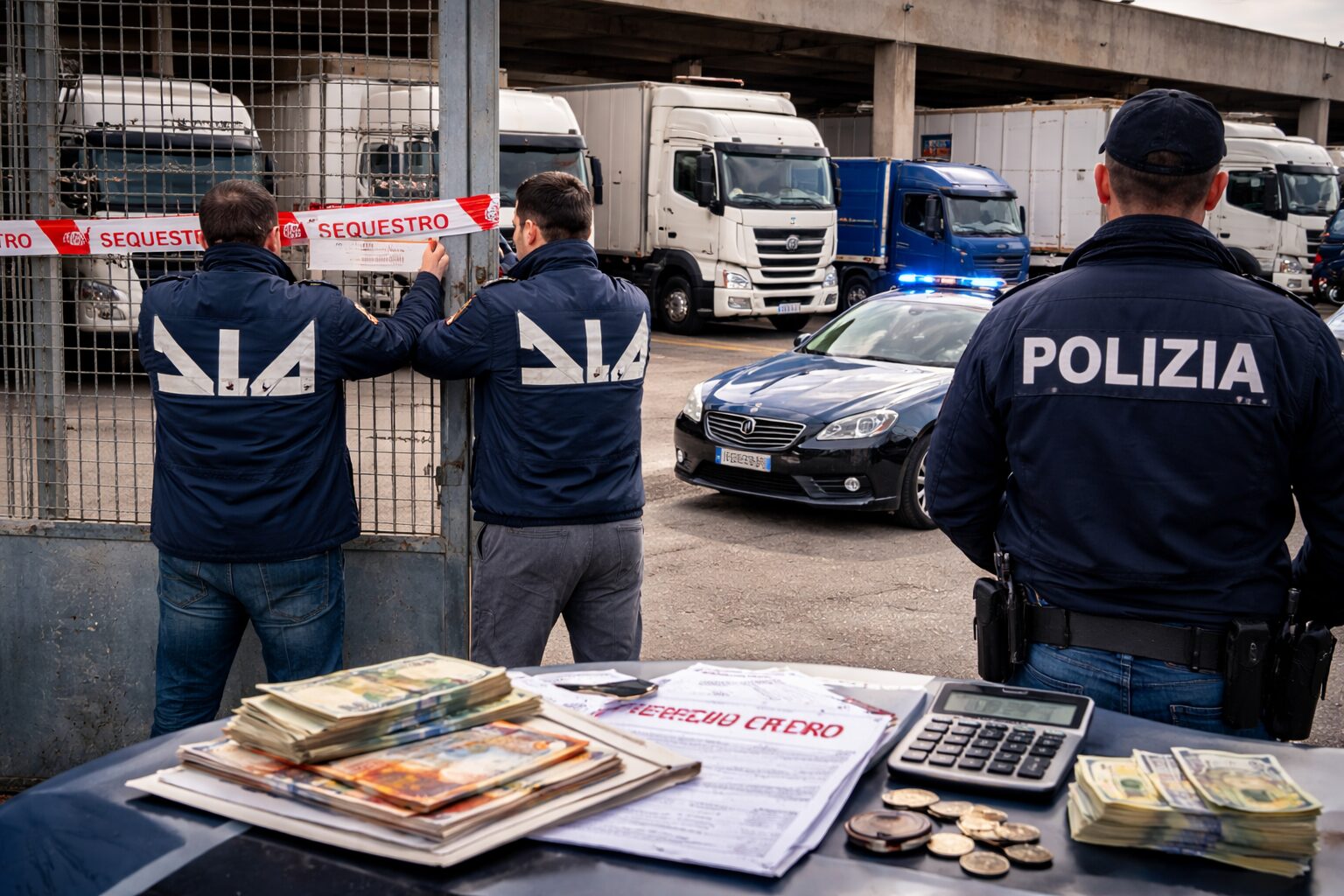 sequestro DIA e Polizia