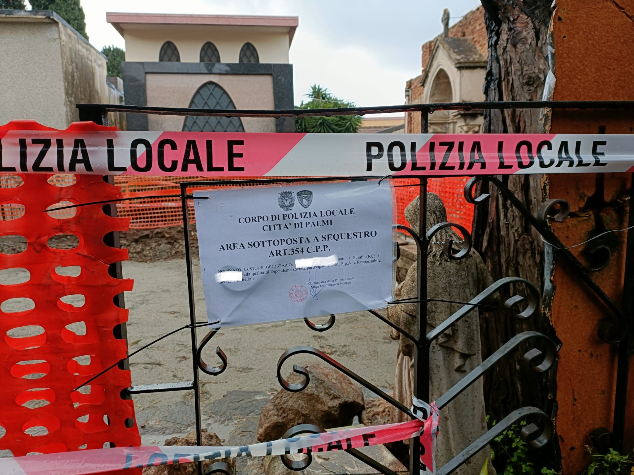 sequestro polizia locale palmi