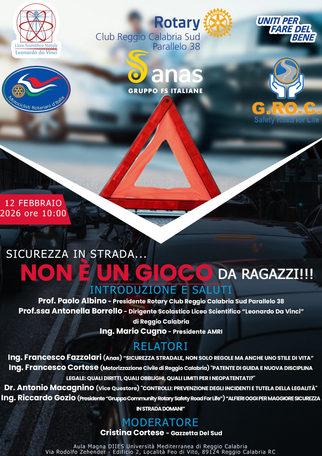 sicurezza in strada locandina