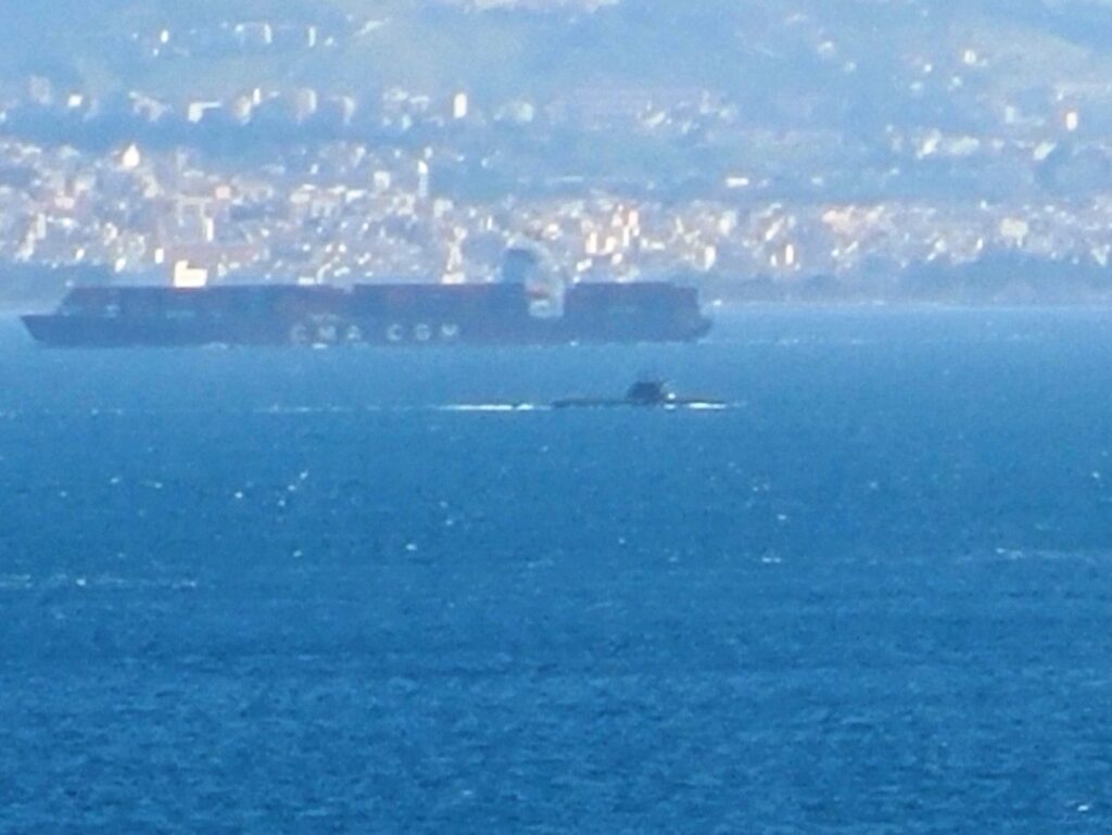 sottomarino stretto di messina