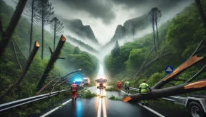 strada bloccata maltempo calabria