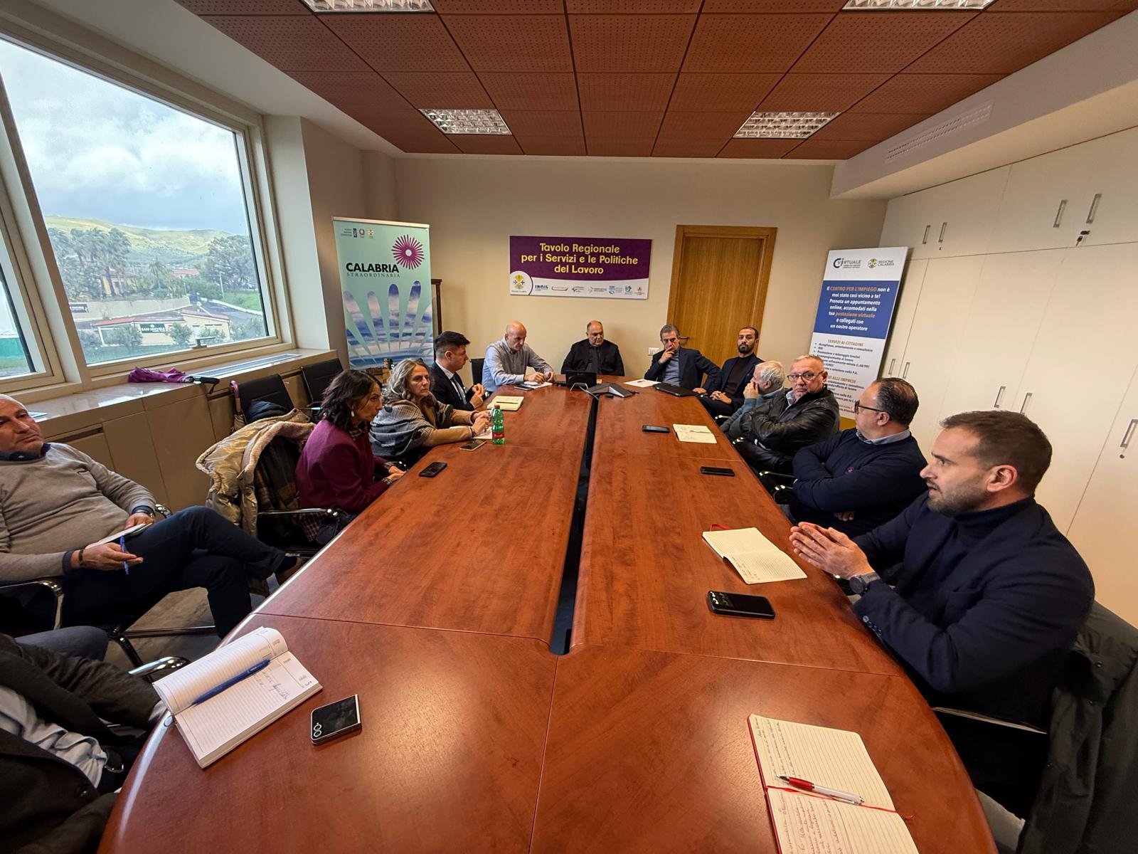 tavolo regionale TIS