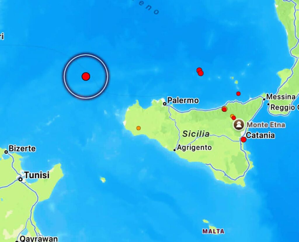 terremoto favignana