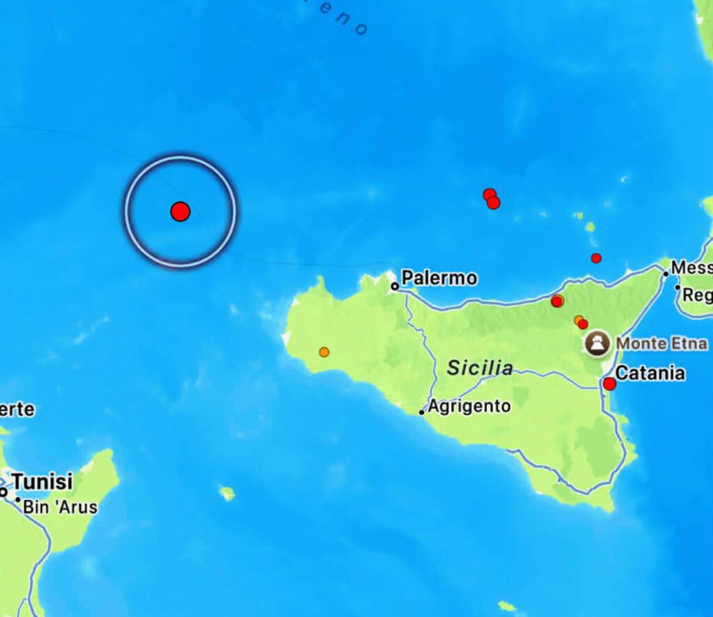 terremoto favignana