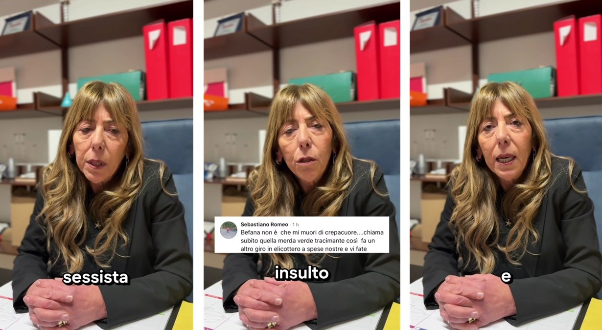 tilde minasi denuncia insulti