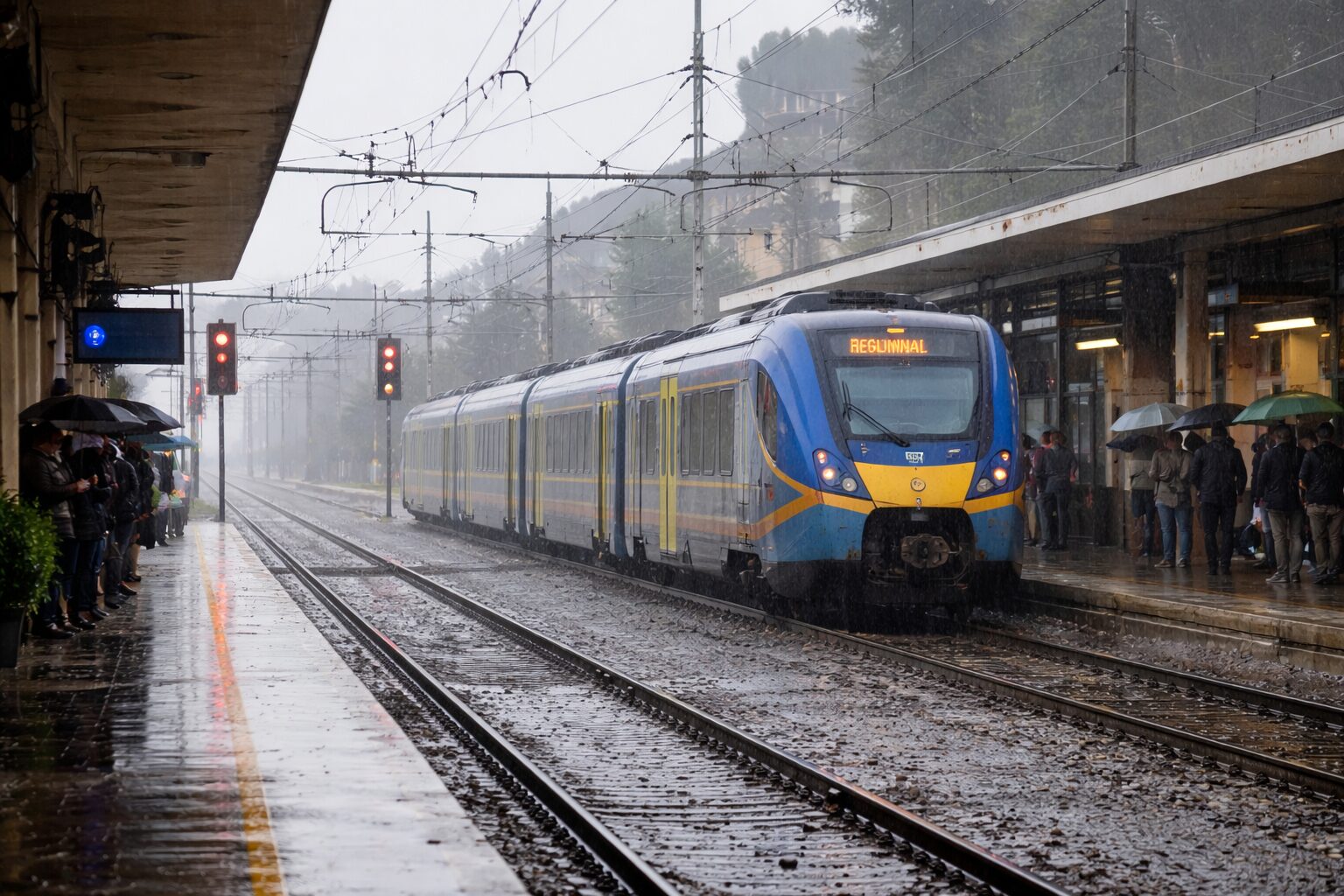 treni maltempo