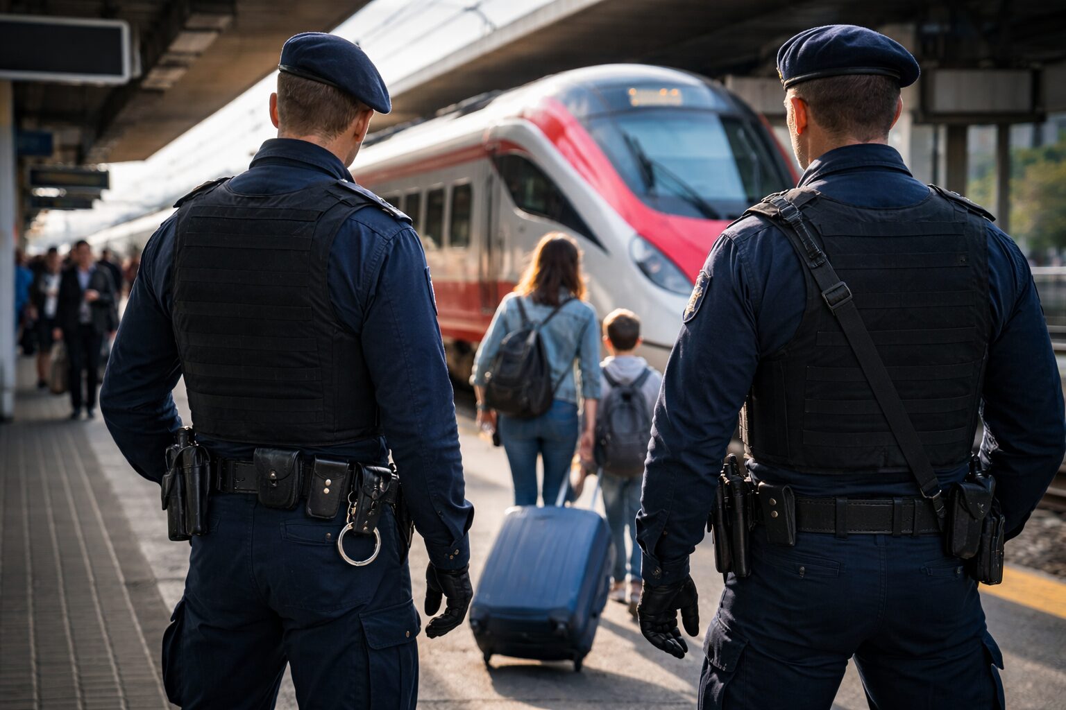 treni polizia