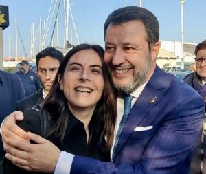 valeria sudano e matteo salvini