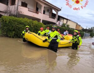 vigili del fuoco maltempo corigliano