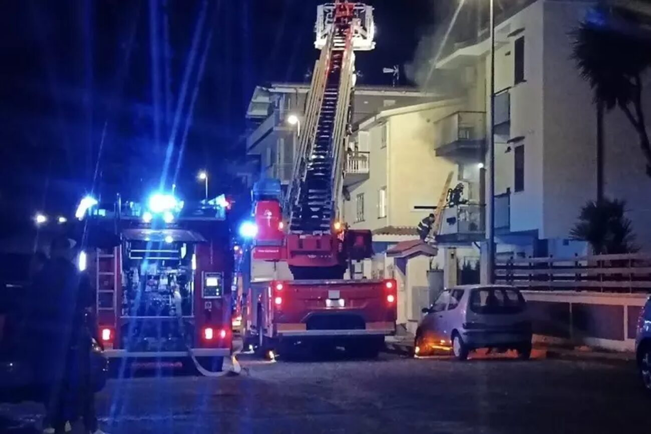 vigili del fuoco notte