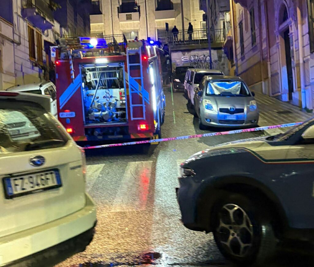 vigili del fuoco polizia centro storico