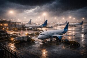 voli dirottati per maltempo