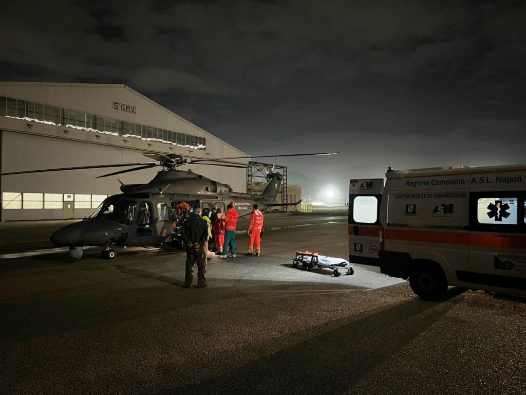 volo sanitario d'urgenza