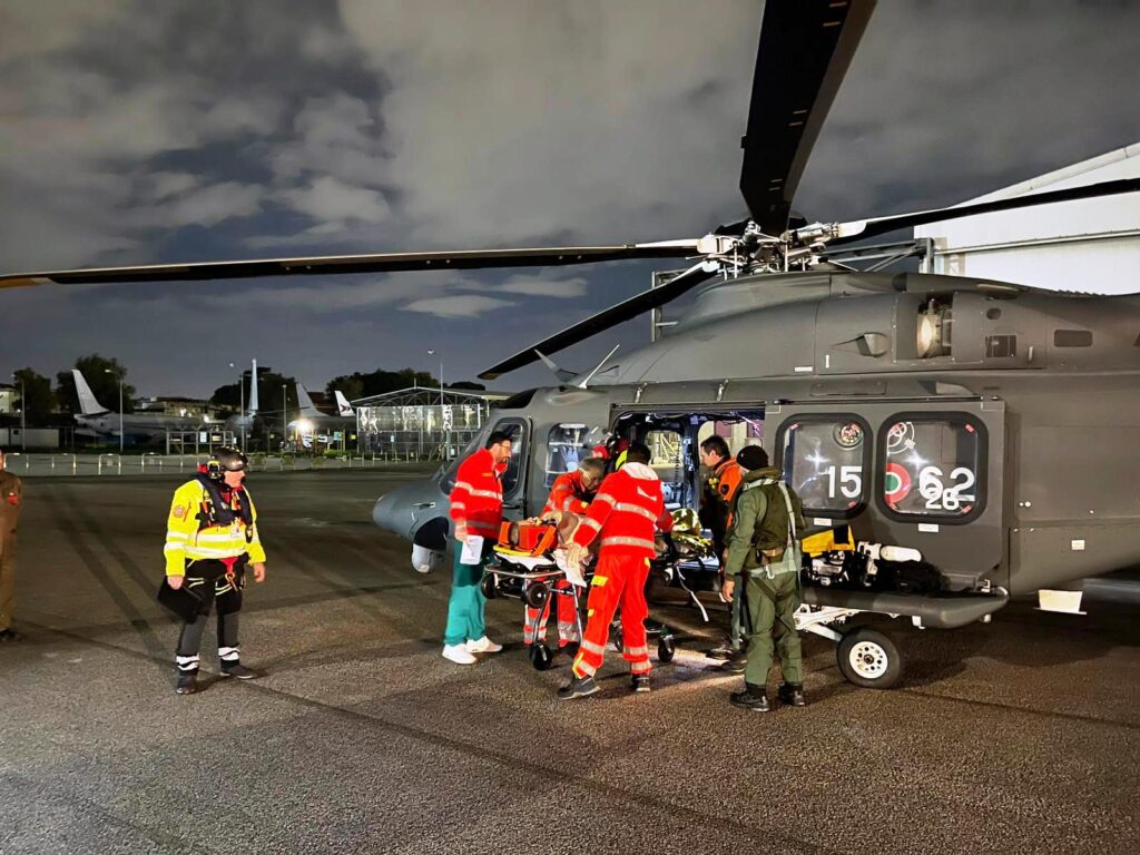 volo sanitario d'urgenza