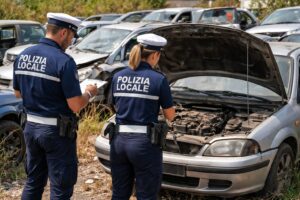 Polizia locale veicoli da rottamare