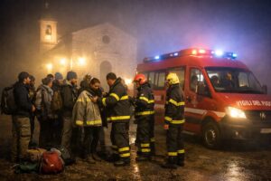 Salvataggio Vigili del fuoco notte
