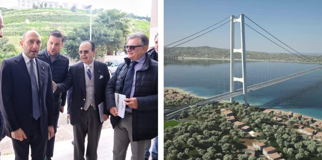 Alessandro Morelli e Ponte sullo Stretto