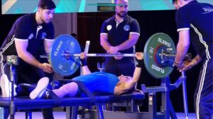 Anna Morabito durante la gara a Tibilisi