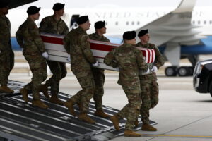 Bara soldato americano morto