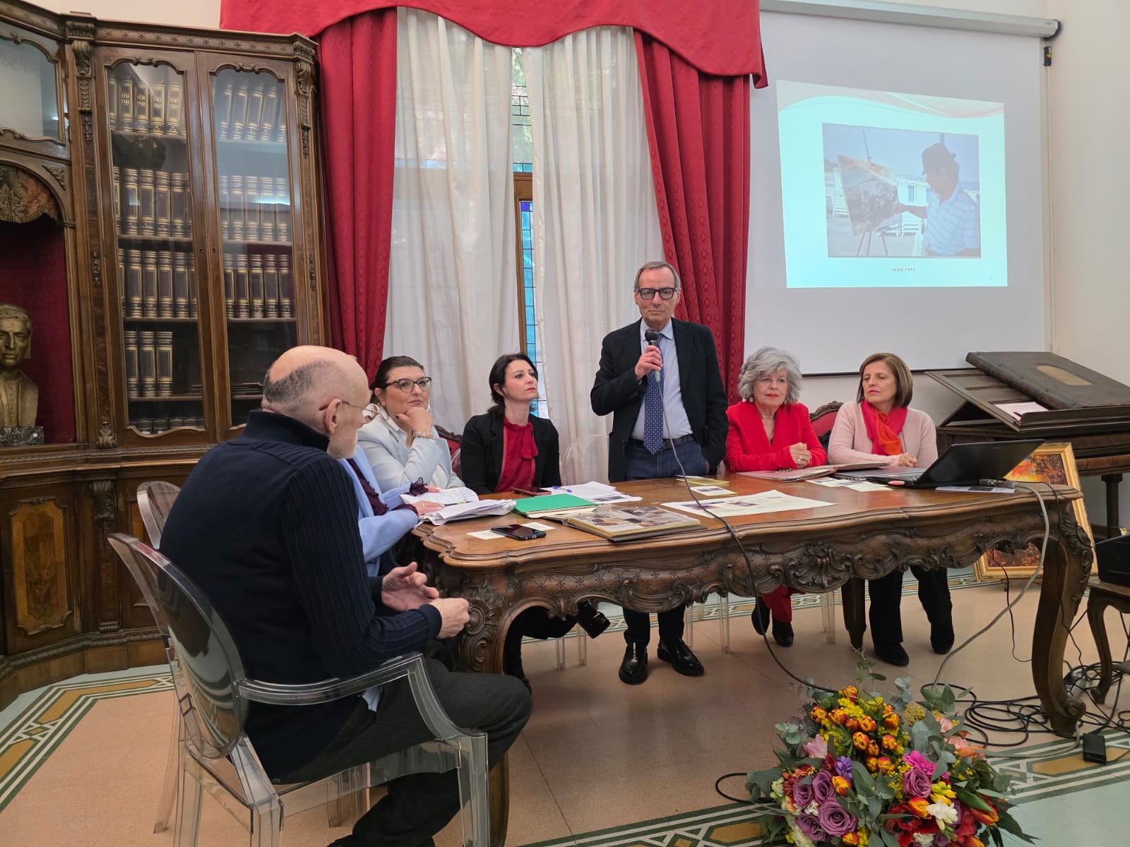 Battaglia biblioteca per Aldo Foti
