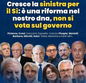 Chi a Sinistra vota Sì