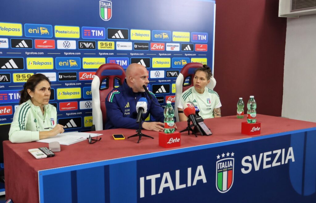 Conference stampa Italia-Svezia