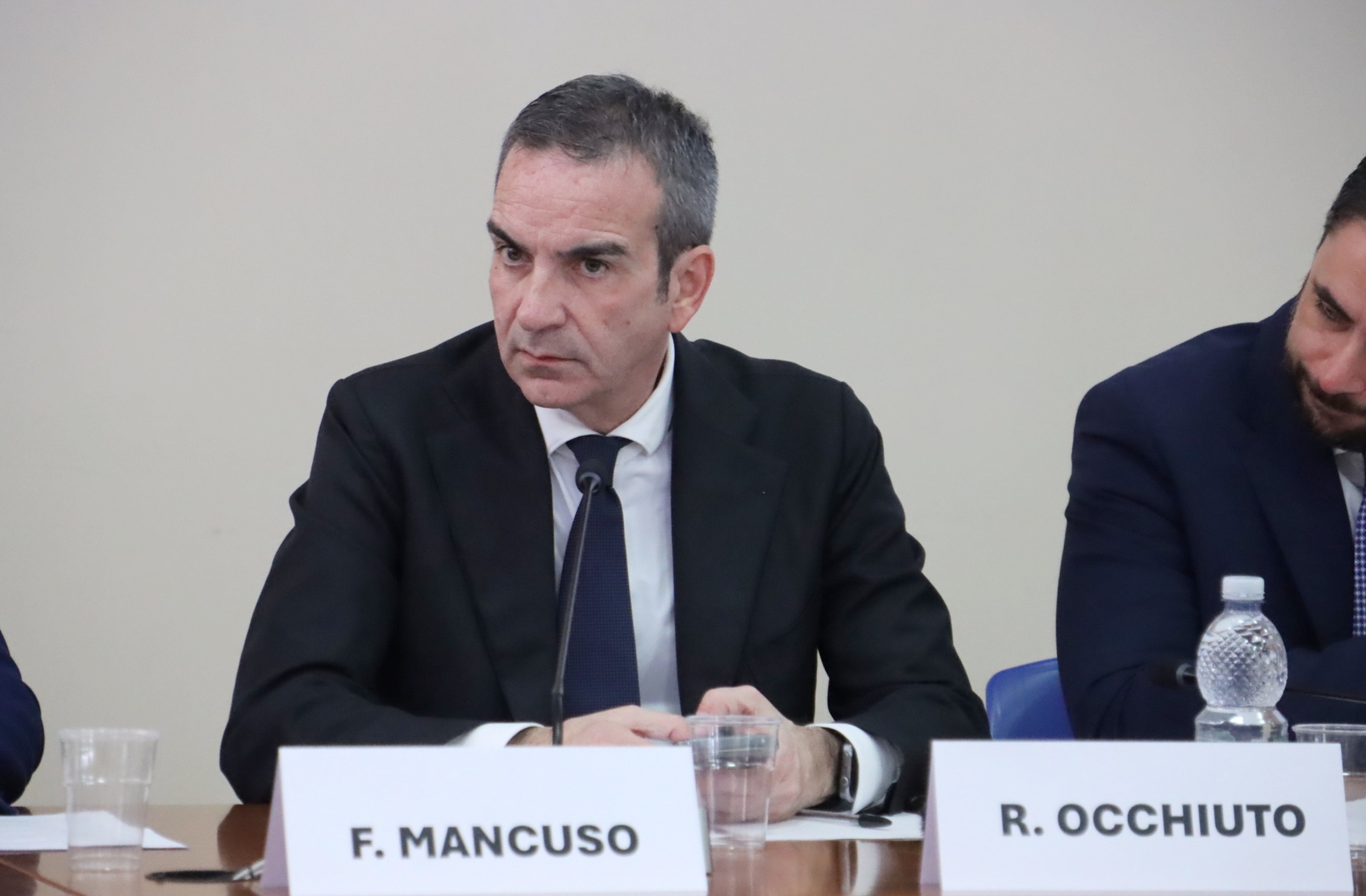 Conferenza stampa su aggiornamenti maltempo in Calabria occhiuto