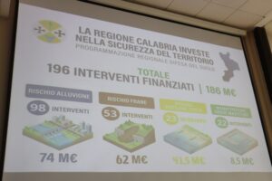 Conferenza stampa su aggiornamenti maltempo in Calabria