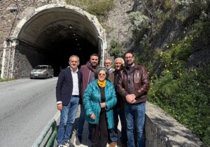 Consegna lavori galleria Pignataro Lipari