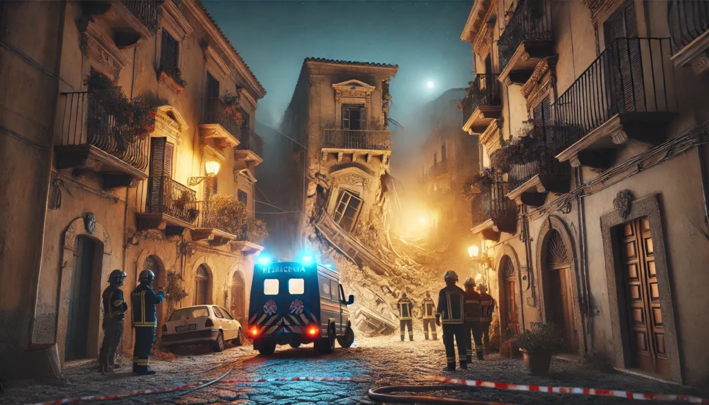 Crollo Taormina abitazione